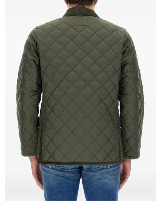 Lavenham Green Denham Quilted-Pattern Jacket for men