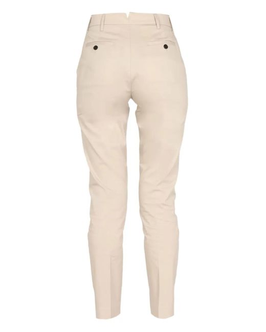 Department 5 Natural Cotton Slim-Fit Trousers