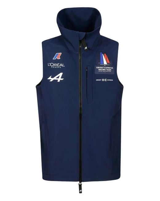 Veste Kerhostin Orient Express Team Ac K-Way en coloris Blue