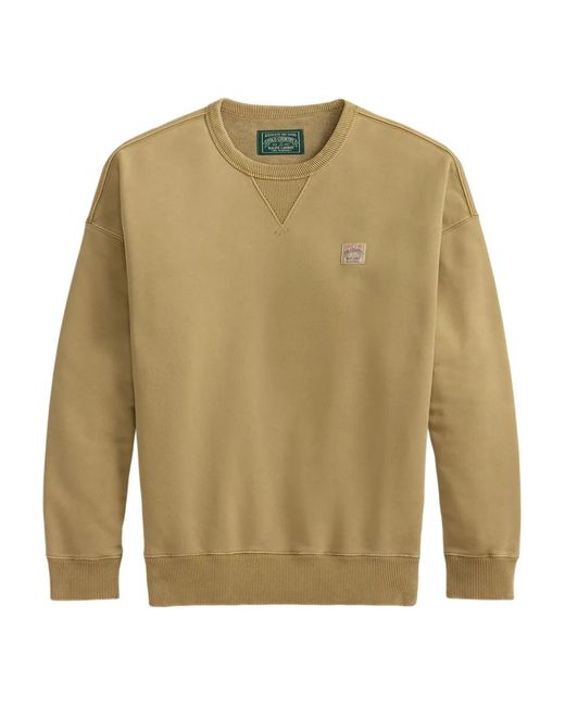 Polo Ralph Lauren Green Crew-Neck Long-Sleeve Sweatshirt for men