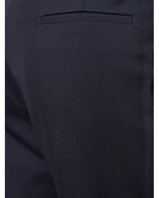 Maison Margiela Blue Tapered Leg Tailored Trousers for men