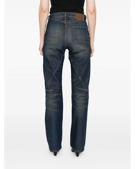 Our Legacy Blue Moto Cut Jeans
