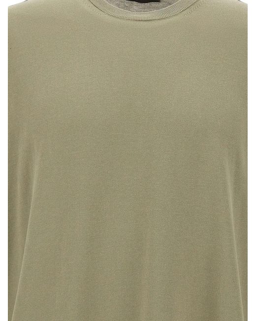FILIPPO DE LAURENTIIS Green Crew-Neck Short-Sleeve T-Shirt for men