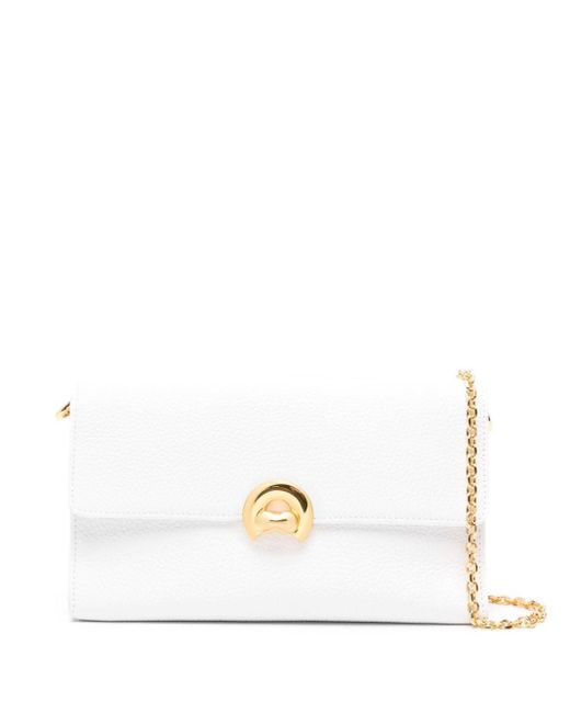 Coccinelle White Binxie Leather Cross Body Bag