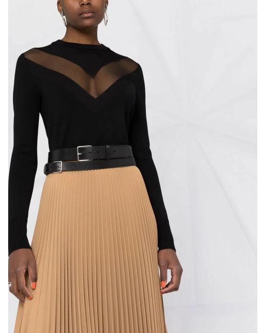 Alexander McQueen Trui Met Ronde Hals in het Black