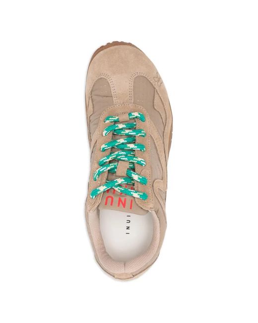 Inuikii Pink Maliah Panelled Sneakers