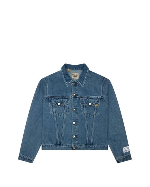 GALLERY DEPT. Blue Washed Denim Jacket for men