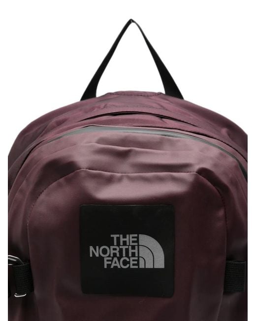 The North Face Purple Hot Shot Logo-Patch Backpack