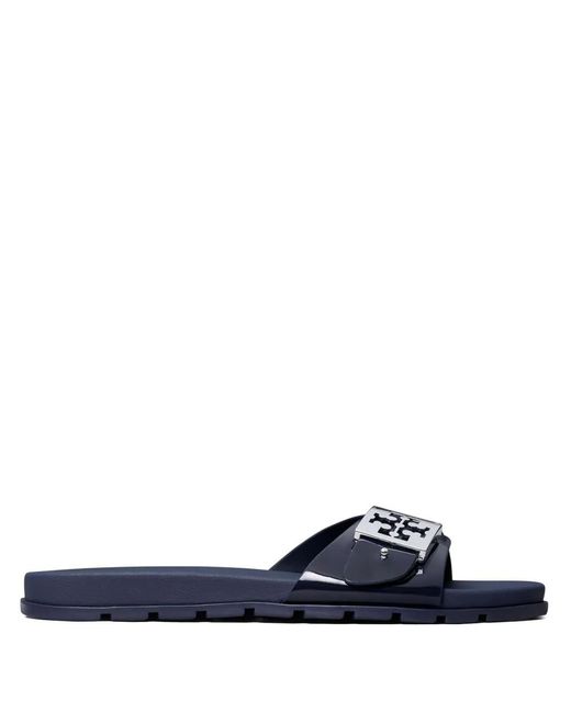 Tory Burch Blue Mellow Slide