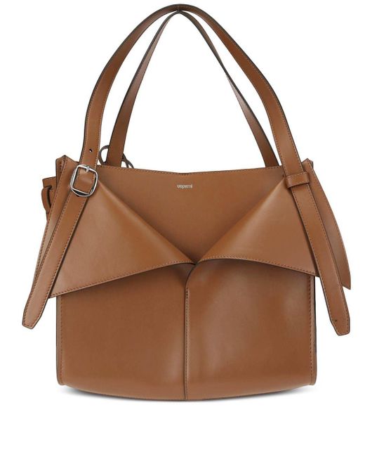 Coperni Brown Medium Belt Leather Cabas Bag