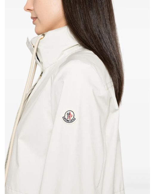 Moncler White Bremusa Parka Jacket