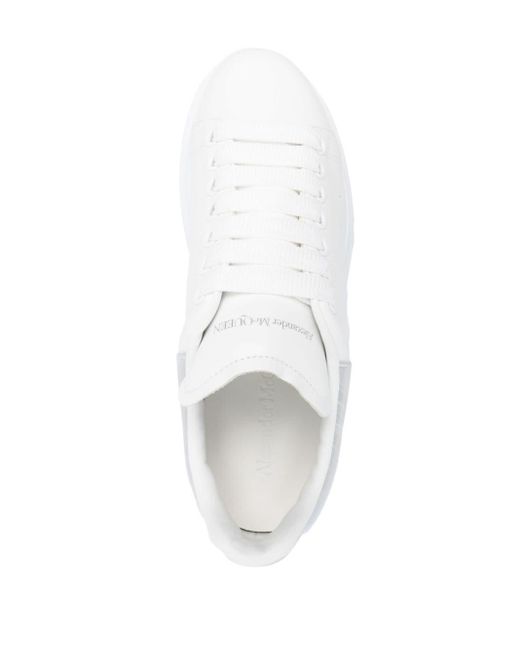 Zapatillas con panel tornasolado Alexander McQueen de color White