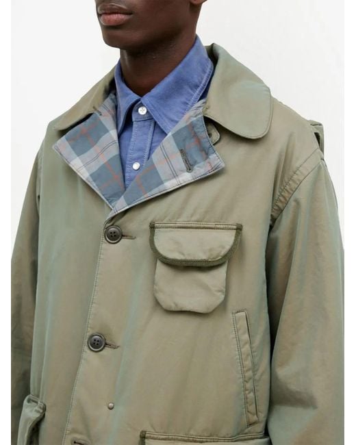 Maison Margiela Green Jacket With Check Pattern for men