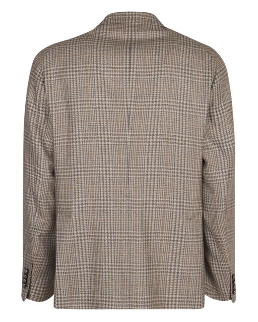 Tagliatore Brown Montecarlo Wool Jacket for men
