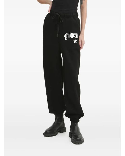 Aniye By Black Logo-Print Track Pants