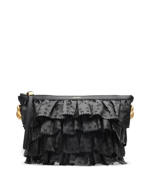 Burberry Black Mini Ruffle Bag