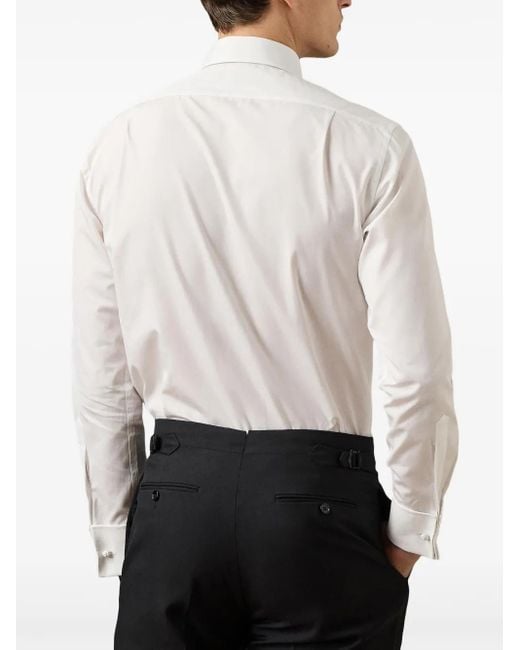 Ralph Lauren White Poplin Shirt for men