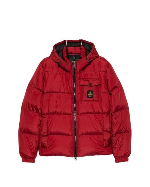 Refrigiwear Red Seek Hooded Padded Jacket for men