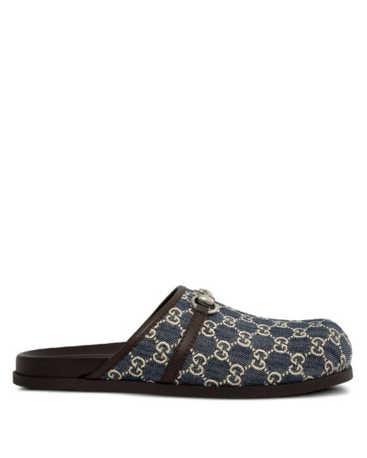Gucci Blue Rhein Slippers for men