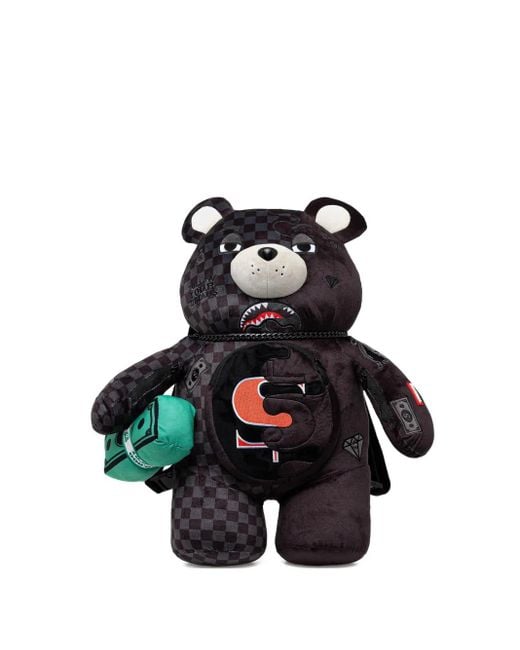 Grand Sac À Dos Unfinished Shark Teddy Bear Sprayground en coloris White