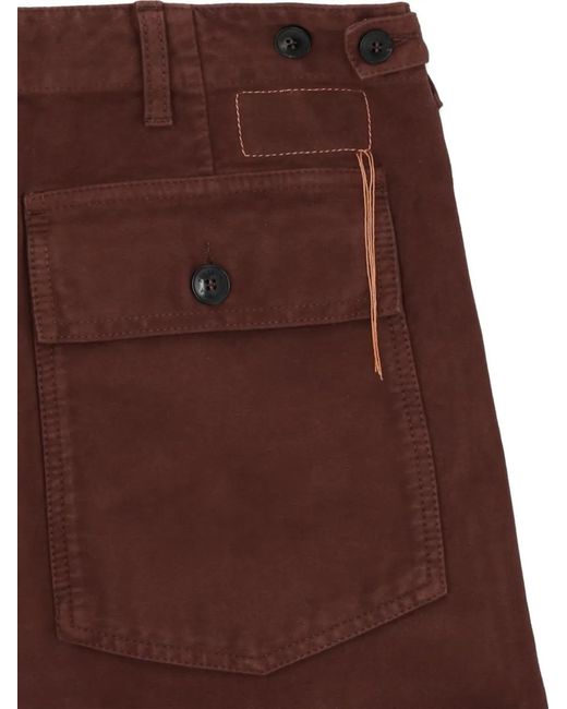 Fortela Purple Patch-Pocket Trousers