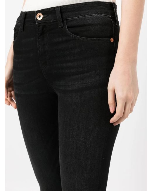Emporio Armani Black Skinny-Cut Leg Jeans
