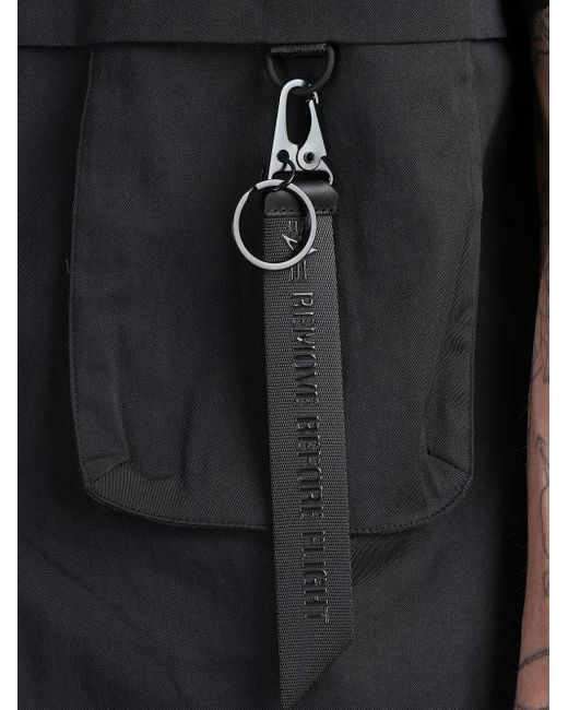 Camisa con detalle de bolsillo Alpha Industries de hombre de color Black