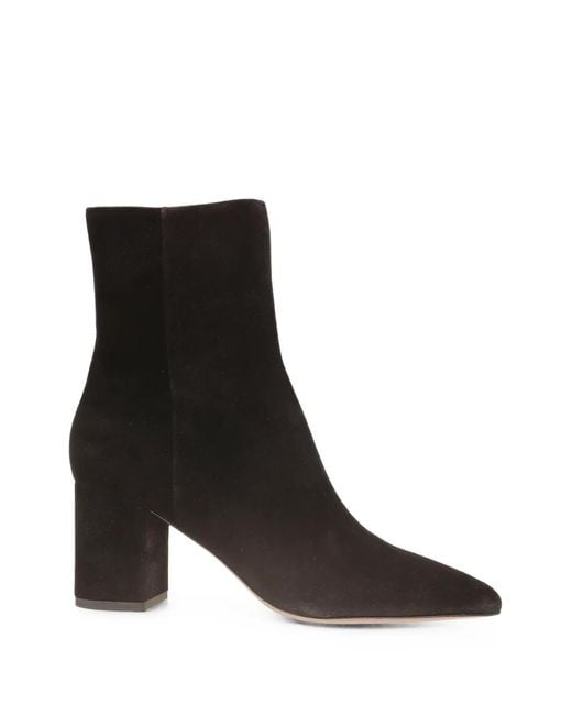 Paris Texas Black Anja 70 Suede Ankle Boots