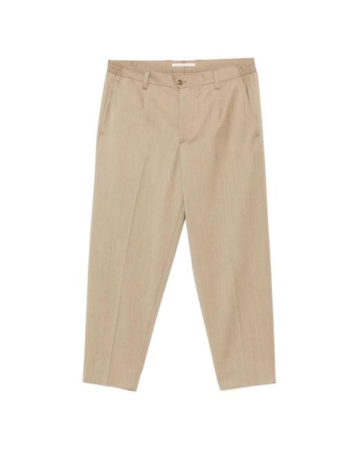 Briglia 1949 Natural Portofino Belt-Loops Trousers for men