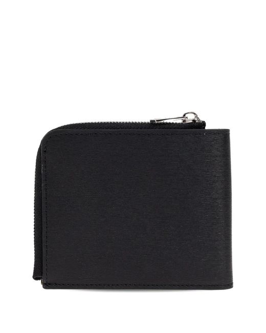Paul Smith Black Zip Card Holder for men