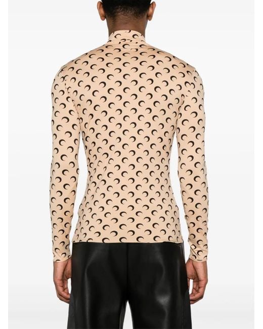 MARINE SERRE Sweater Met Print in het White voor heren