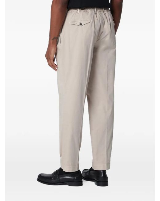 Santaniello Natural Irno Pleated Trousers for men