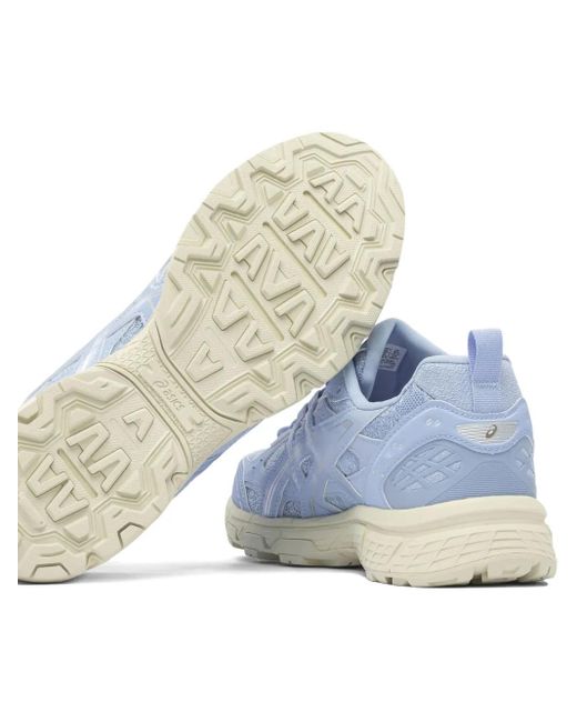 Asics Blue Textured Sneakers