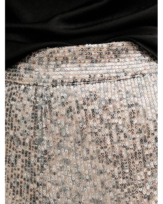 INTROPIA Gray Priscila Sequin Trousers