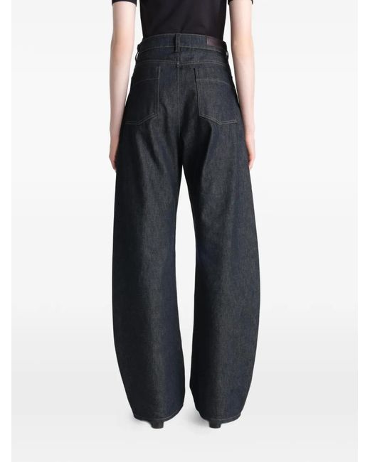 Lemaire Blue Jean Ample À Taille Haute