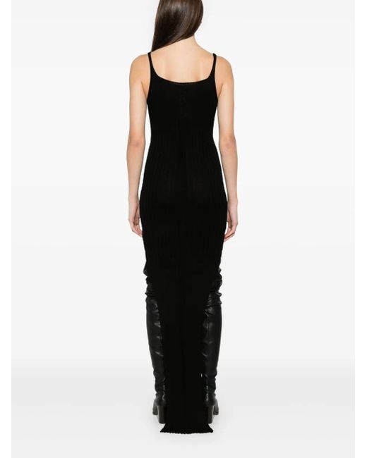 Rick Owens Black Tank Maxi Dress
