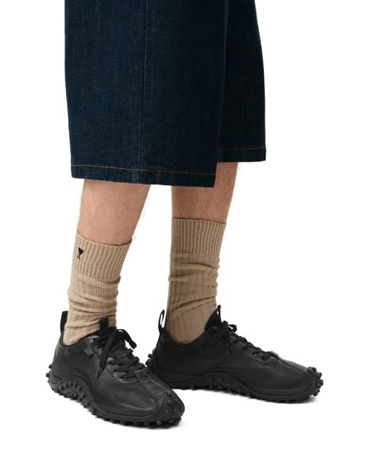Baskets Mirage En Cuir AMI en coloris Black