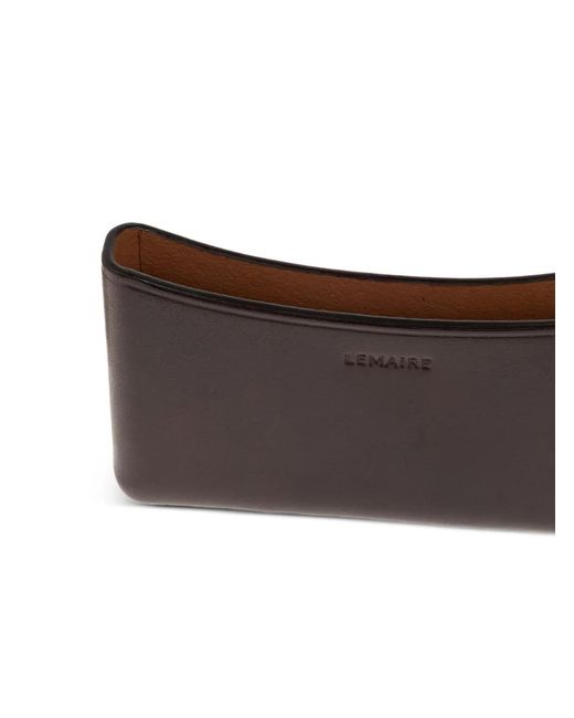 Lemaire Purple Curved Wallet
