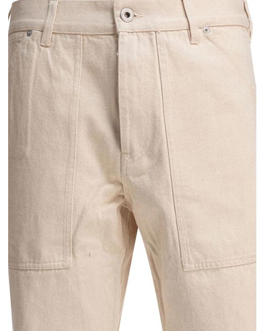 Alex Mill Natural Utility-Pocket Trousers for men