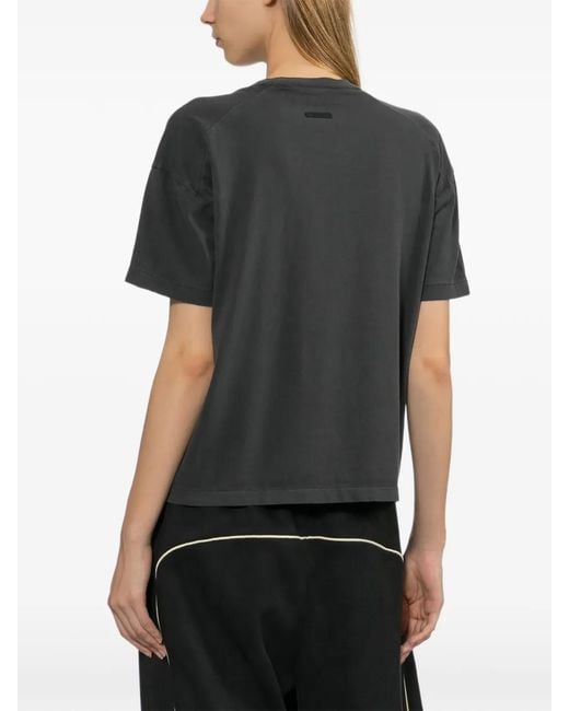 Essentials Black Campus T-Shirt