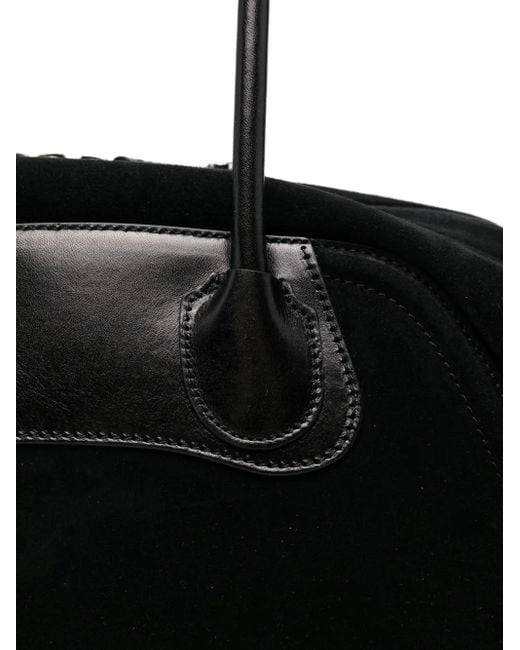 Vivienne Westwood Black Tote Bag mit abgerundetem Saum