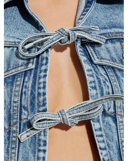 Alexander Wang Blue Oberteil aus Denim