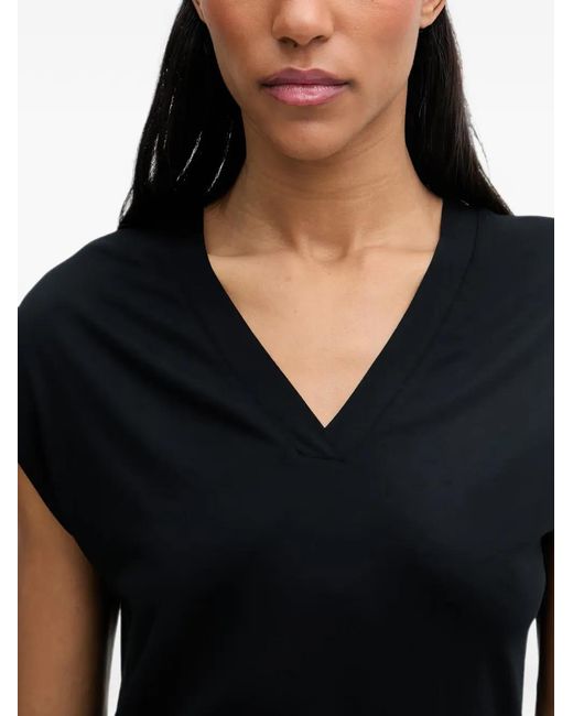 Marc O' Polo Black V-Neck T-Shirt