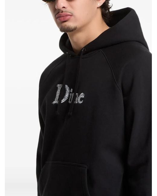 Dime Black Long-Sleeve Hoodie
