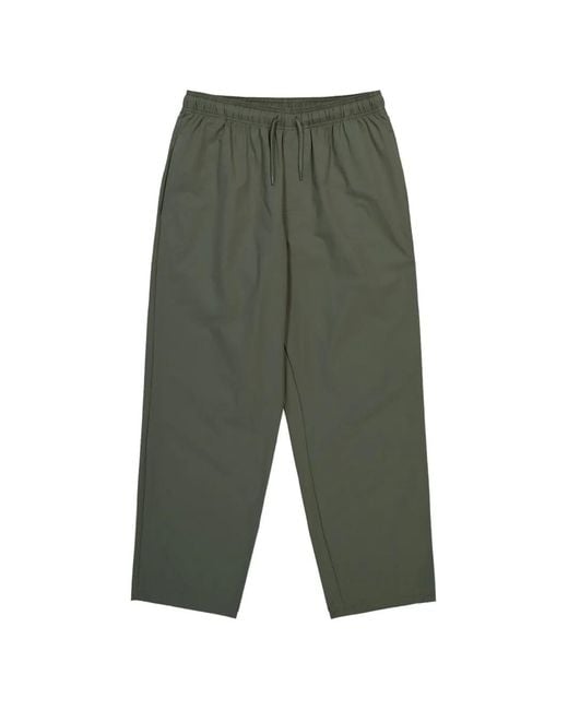 (w)taps Green Logo-Patch Track Pants for men