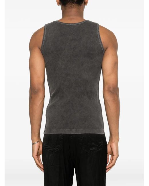 Etudes Studio Black Ribbed Tank Top