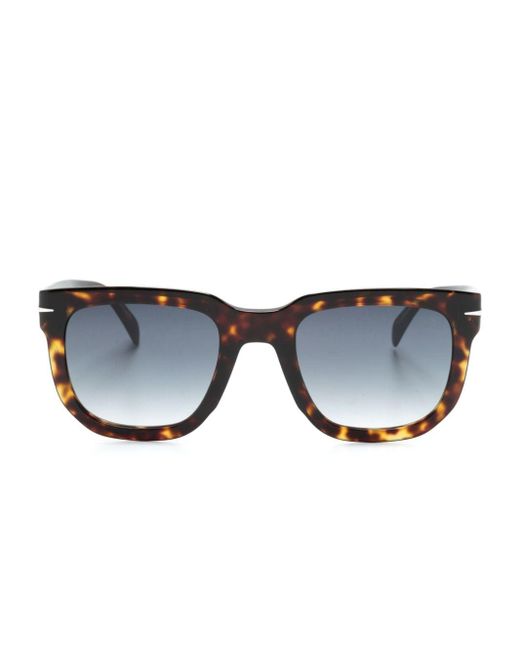 David Beckham Blue Db 7119/s Square-frame Sunglasses