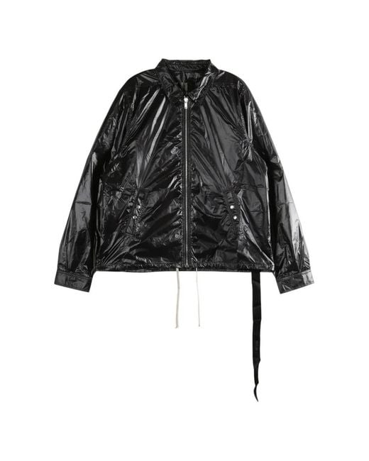 Rick Owens メンズ ブラック ジップ ジャケットの通販はau PAY