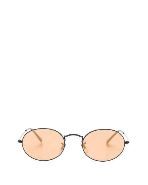 Ray-Ban Natural Oval-Frame Sunglasses