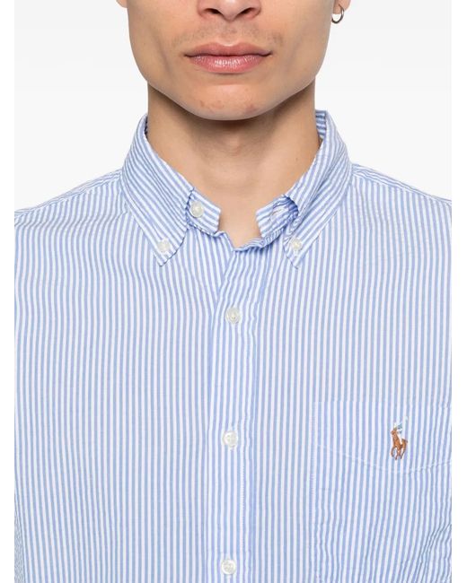 Polo Ralph Lauren Blue Woven Sport Shirt For for men
